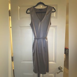 Silky Universal Standard tie-waist tank dress XS EUC